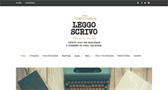 Desktop Screenshot of leggoscrivo.com